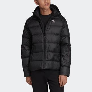 adidas long down jacket men's