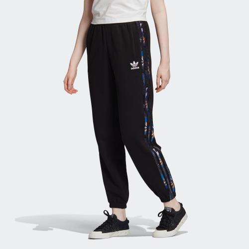 adidas black and white track pants