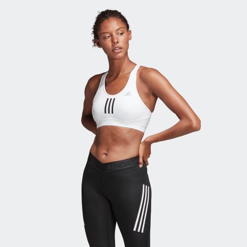 adidas sports bra white