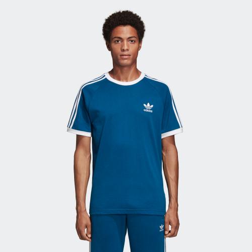 adidas adicolor 3 stripe t shirt