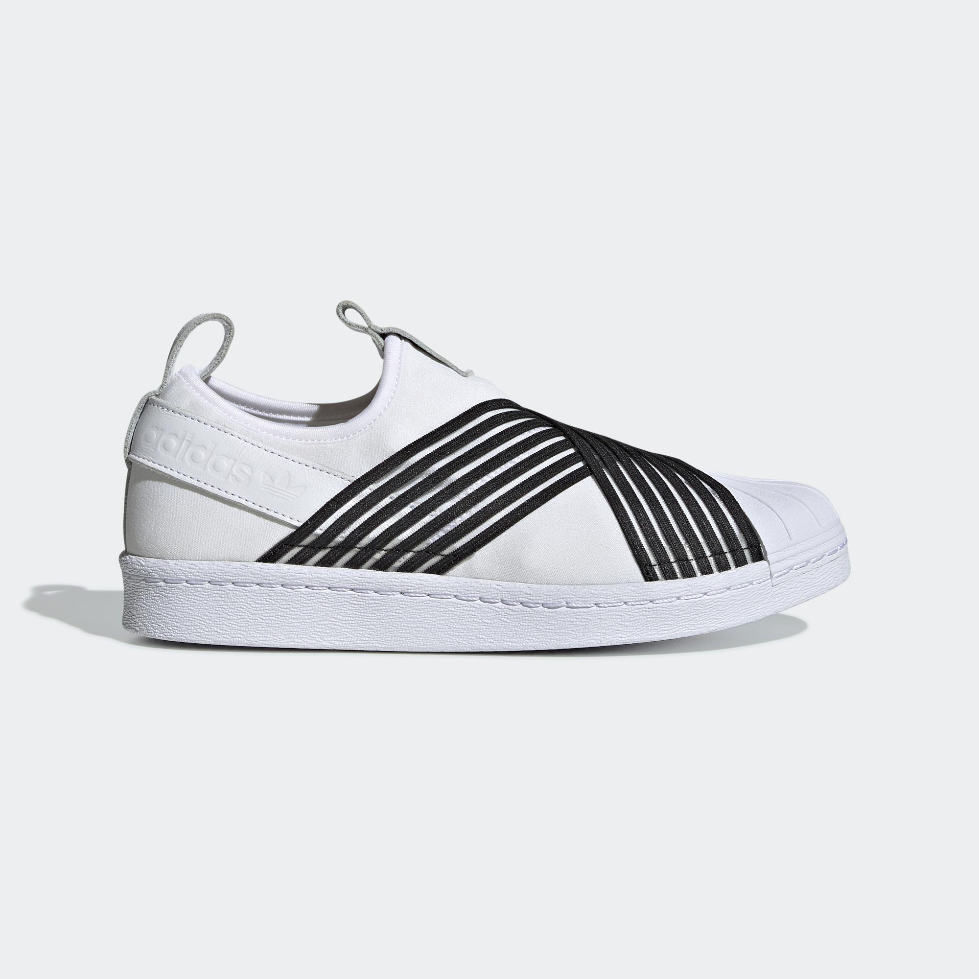 SUPERSTAR SLIP W 運動鞋- 白色| 女子| adidas(愛迪達)香港官方網上商店