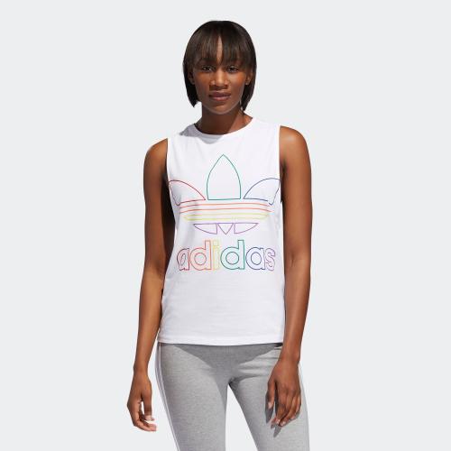 women's adidas originals trefoil muscle tank