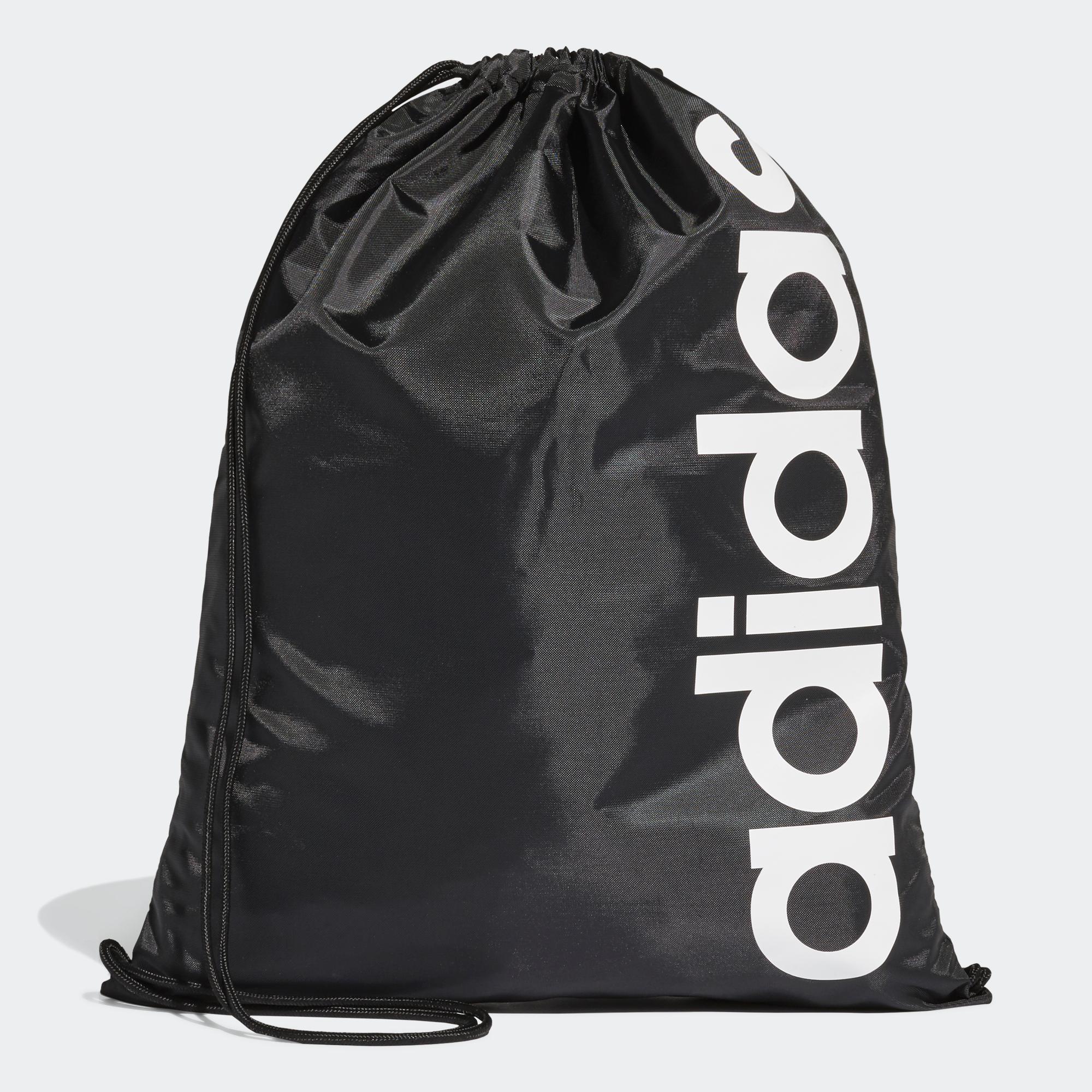 LINEAR CORE GYM BAG BLACK BLACK WHITE MEN WOMEN adidas Hong Kong Official Online Store