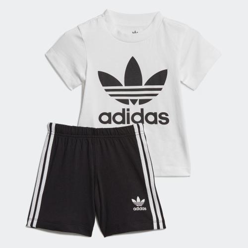 boys adidas shorts and t shirt set