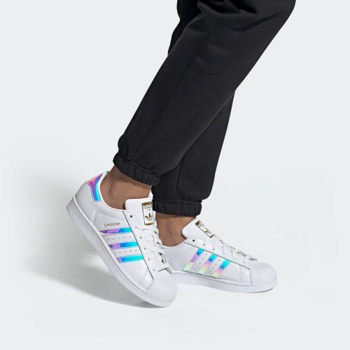 SUPERSTAR 運動鞋- 白色| 女子| adidas(愛 