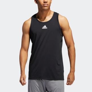 grey adidas tank top