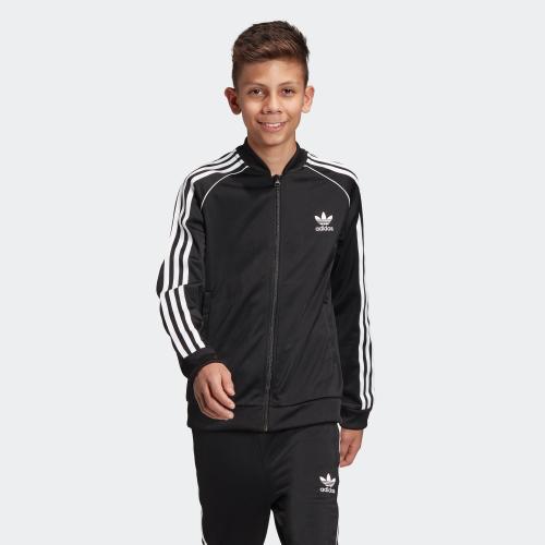 girls adidas jacket black