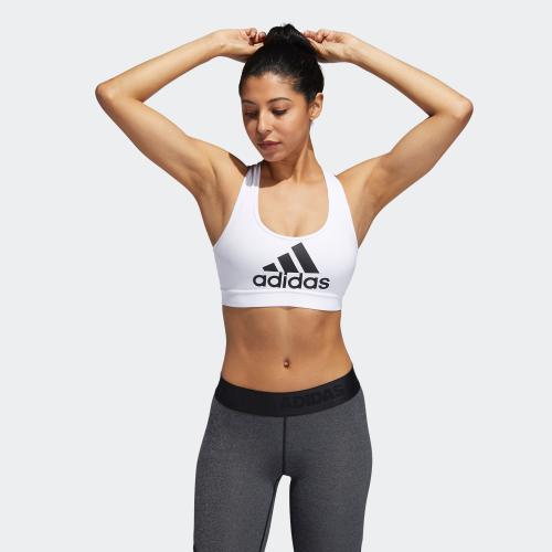 adidas sports bra white