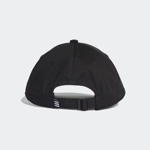 TREFOIL BASEBALL CAP - BLACK/WHITE 