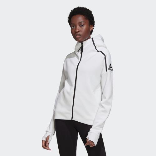 Adidas Z N E Fast Release Hoodie White Women Adidas Hong Kong Official Online Store