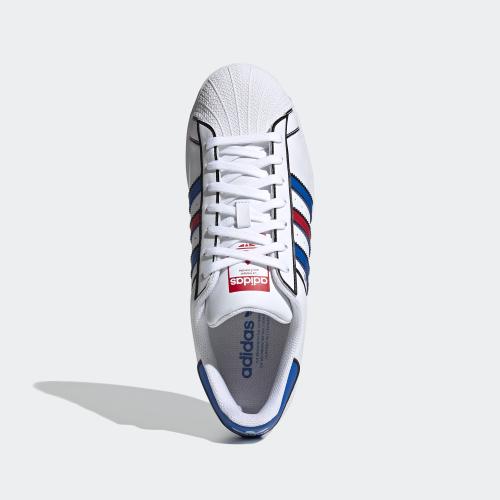 superstar mens red white blue