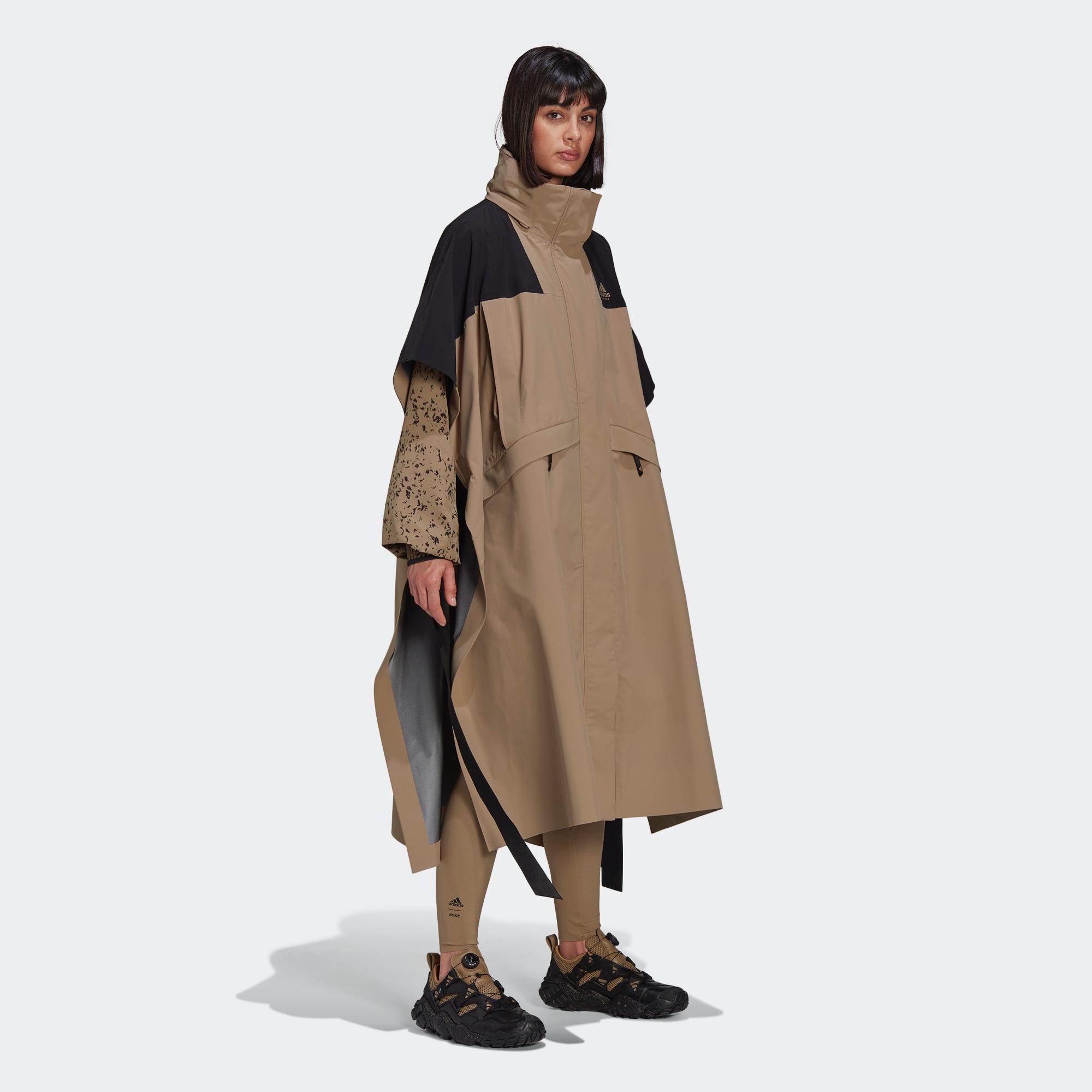 HYKE MOUNTAIN PONCHO - 卡其色| 女子| adidas(愛迪達)香港官方網上商店