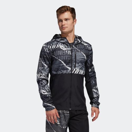 OWN THE RUN GRAPHIC JACKET - BLACK 