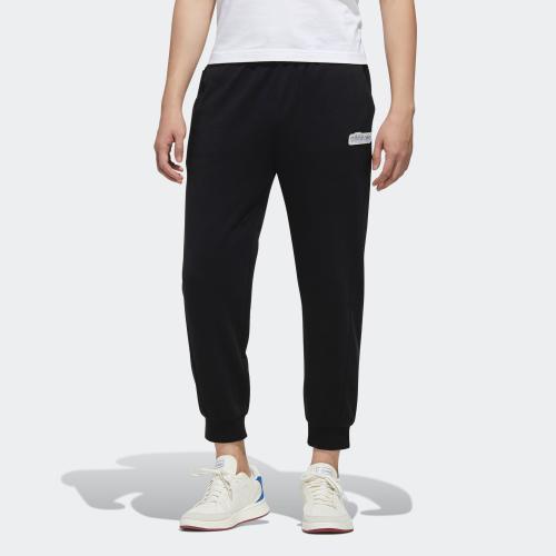 adidas black and white track pants