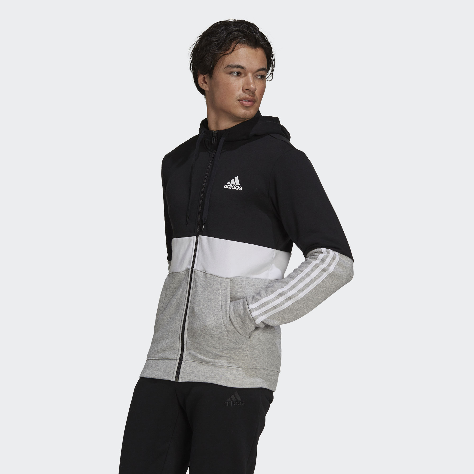 adidas-Essentials-Fleece-3-Stripes-Full-Zip-Hoodie