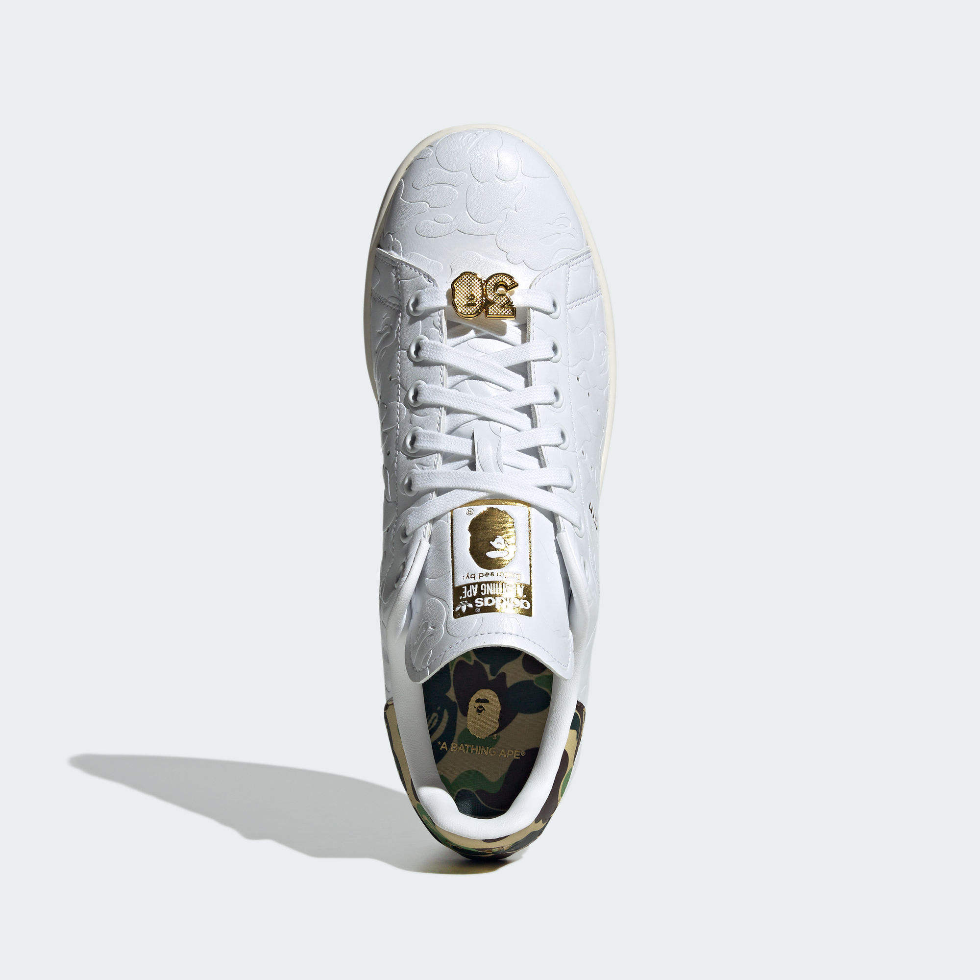 BAPE X ADIDAS STAN SMITH 運動鞋- 白色| 女子,男子| adidas(愛迪達