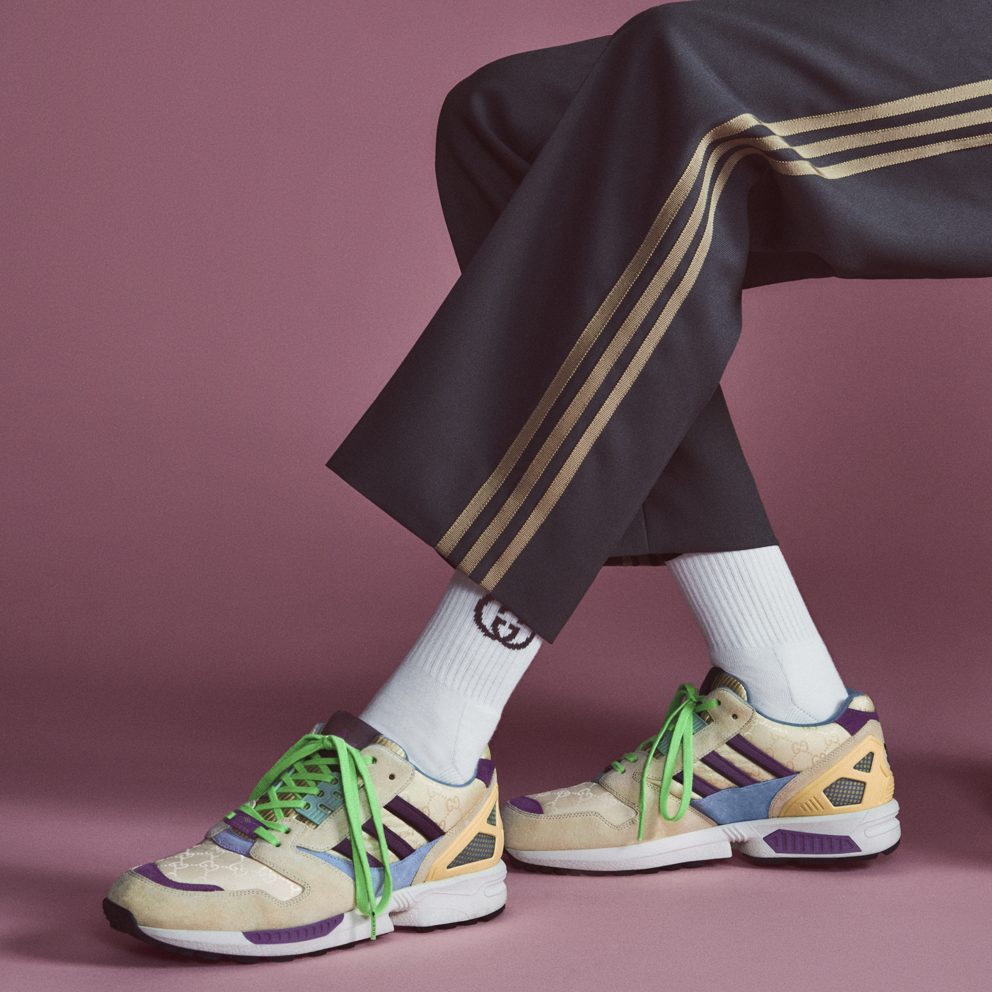 ADIDAS X GUCCI 男裝ZX8000 運動鞋- 米色| 男子| adidas(愛迪達)香港 