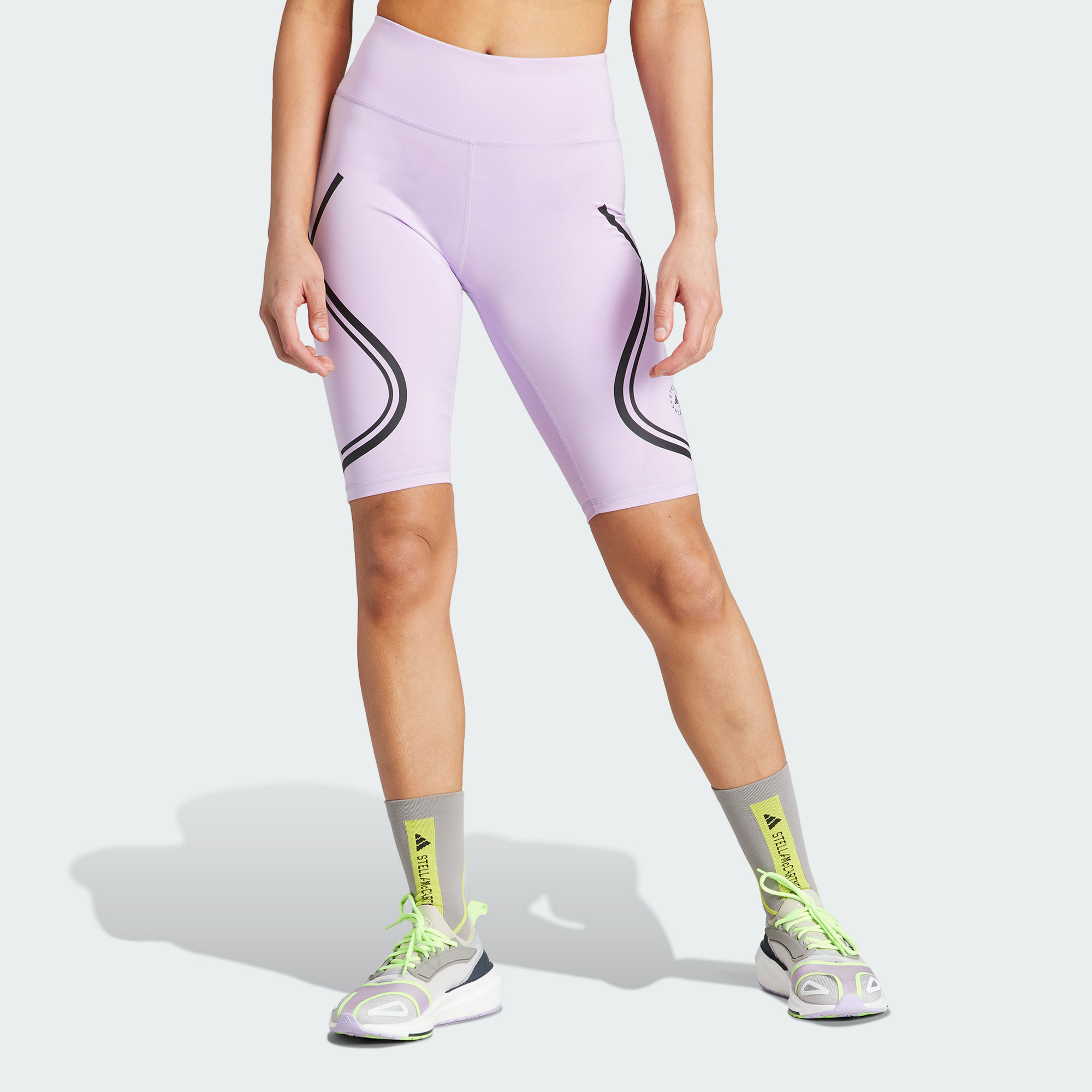 adidas adidas by stella mccartney truepace running bike leggings women purglo size a/l