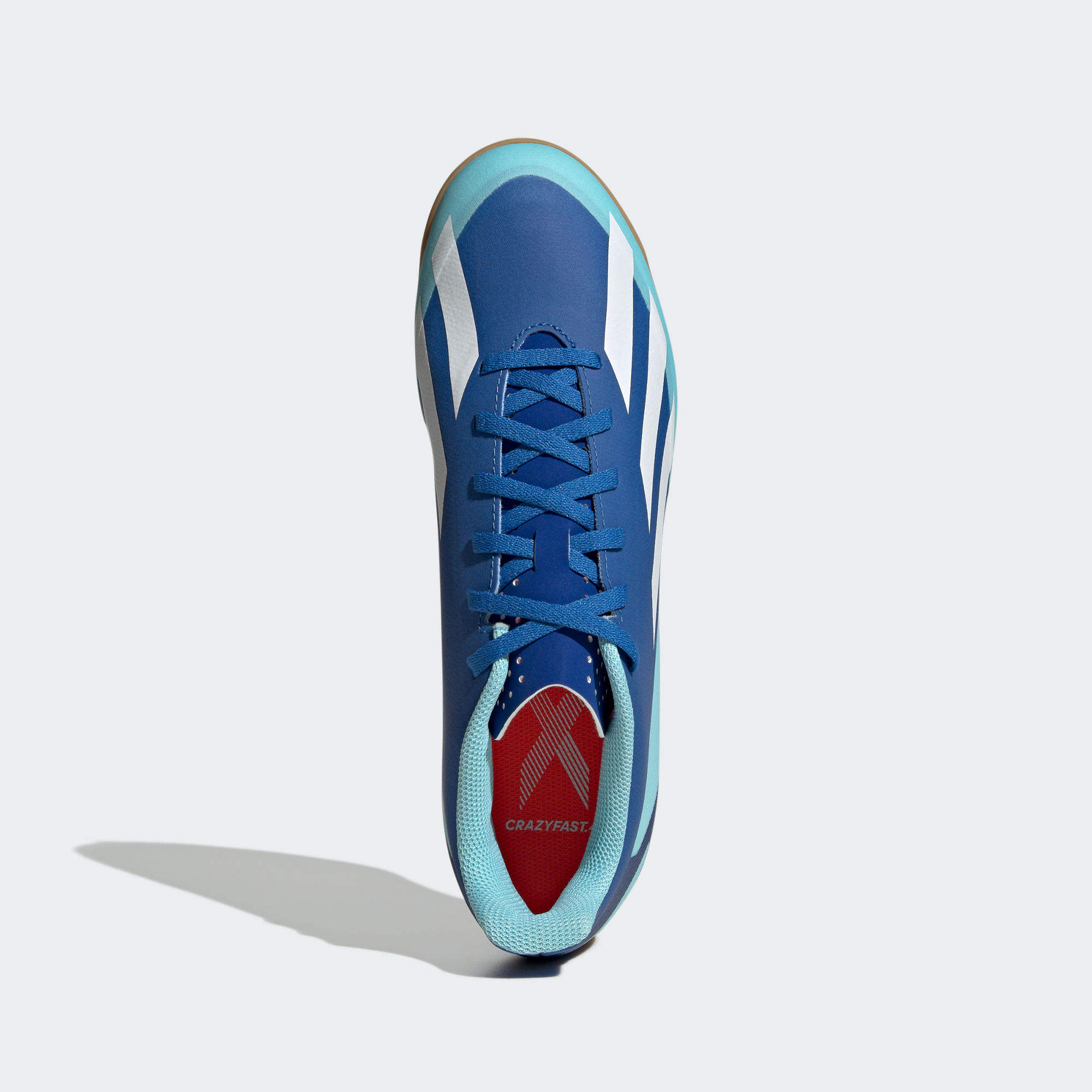 X CRAZYFAST.4 室內場足球球靴- 藍色| 男子| adidas(愛迪達)香港官方網 