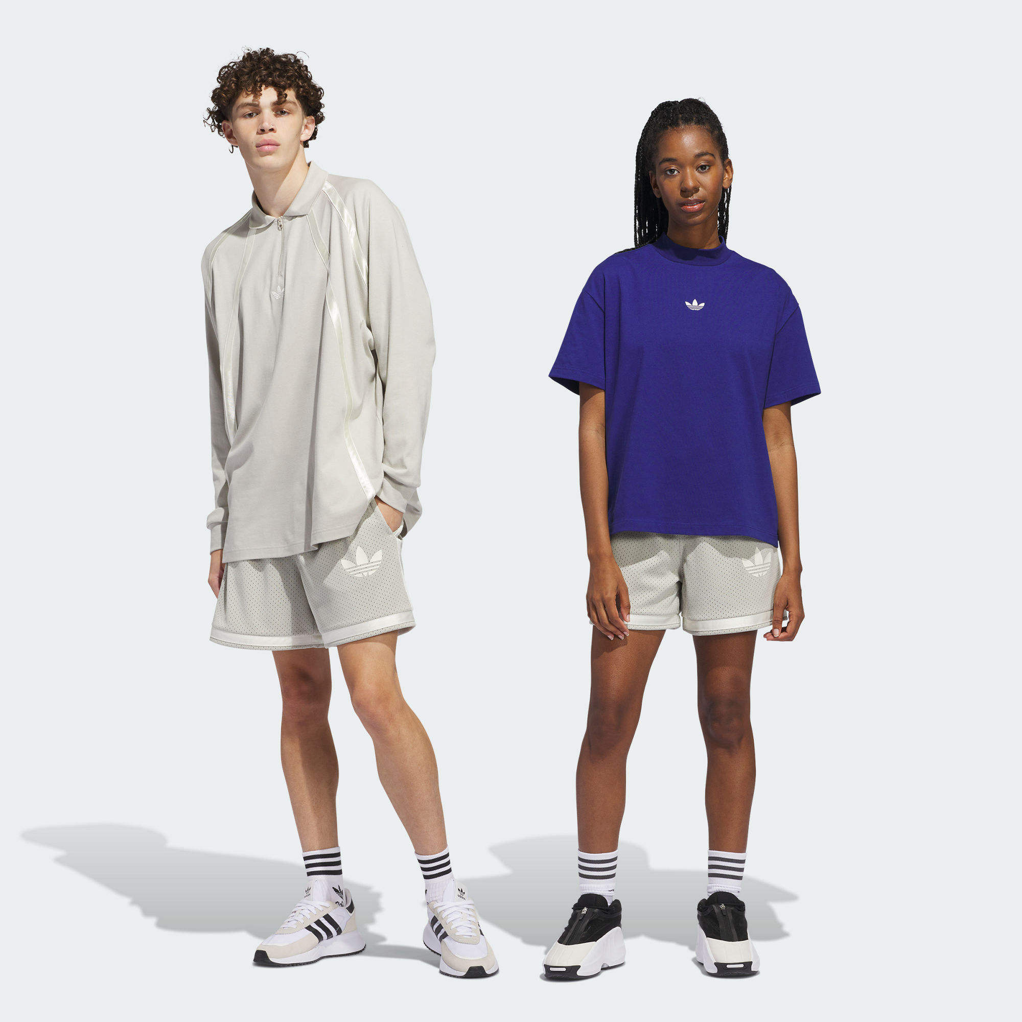 短褲（中性） - 灰色| 男子,女子| adidas(愛迪達)香港官方網上商店