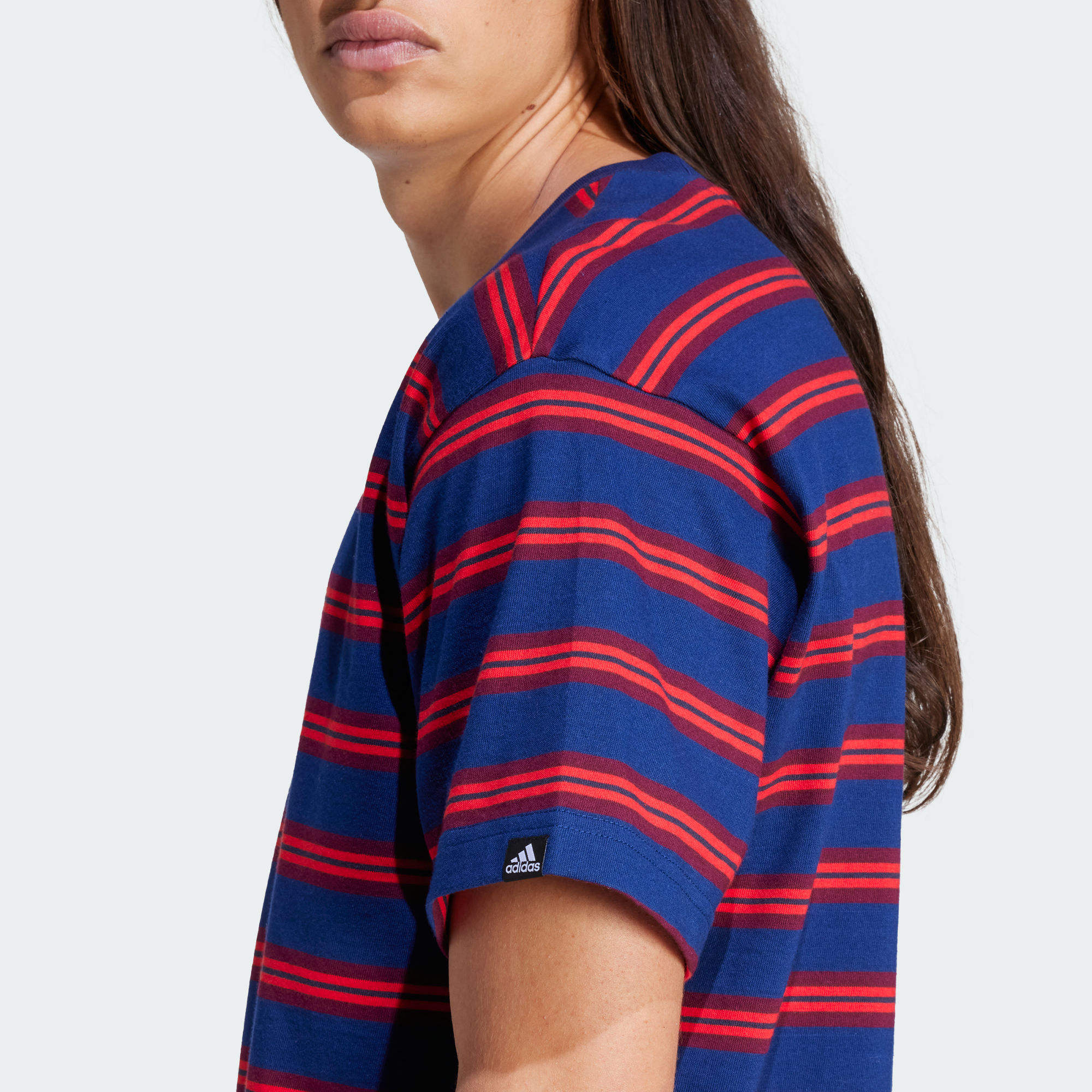 AMERICANA 條紋T 恤- 藍色| 女子,男子| adidas(愛迪達)香港官方網上商店